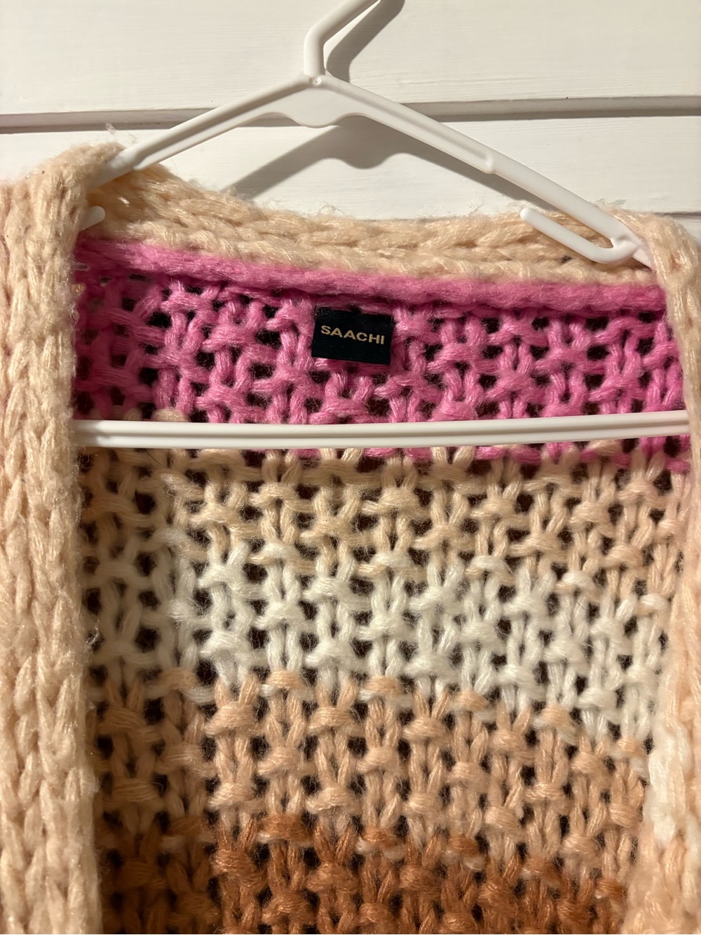 Mayflower Stripe Crochet Cardigan - Picture 5 of 7